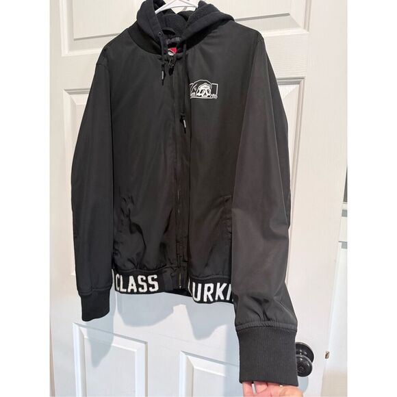 Rare Lurking Class Free Your Mind Skeleton Head Hoodie Jacket Men’s Medium - Picture 9 of 13